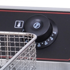 HEF 2-Tank 2-Basket Electric Fryer