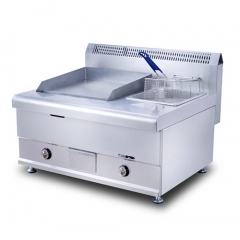 HGG Gas Griddle With Fryer