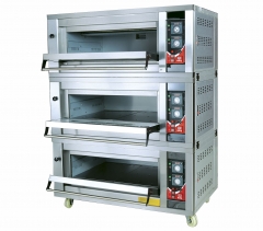 HTR-F 3 Layer  with 6 Trays  Gas Oven