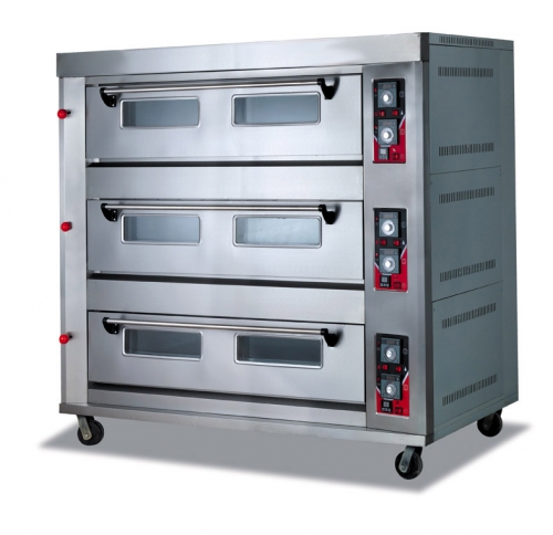 HTR-Q 3 Layer  with 12 Trays  Gas Oven