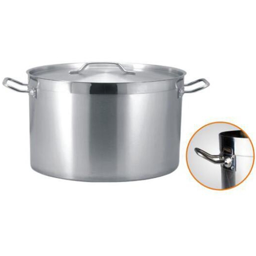 (04Style) Short Boby Stainless Steel Pot With Compound Bottom