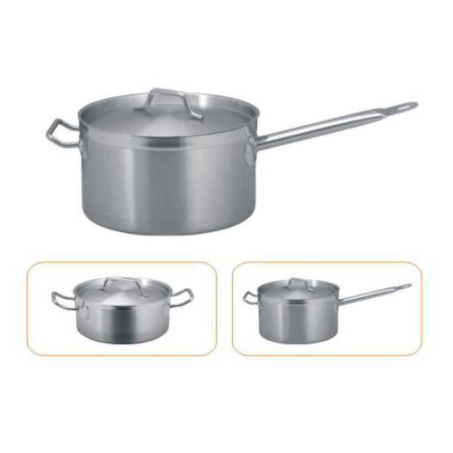 (04Style) Tall Boby Stainless Steel Sauce Pot With Compound Bottom