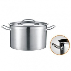 (05Style) Short Boby Stainless Steel Pot With Compound Bottom