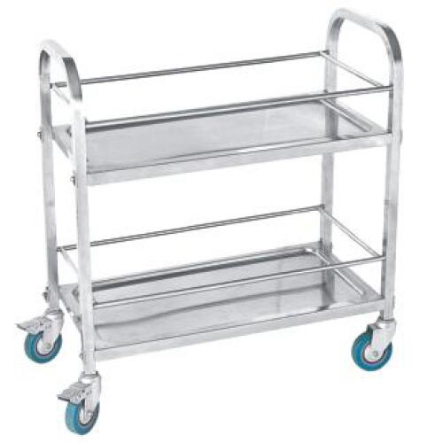 0459 Dismounting Square Tube Stainless Steel Liquor Cart(Stainless Steel/Stainless Iron)