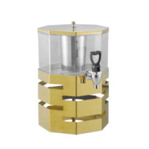 JET Stainless Steel Octagonal Beverage Dispenser(Gilded)