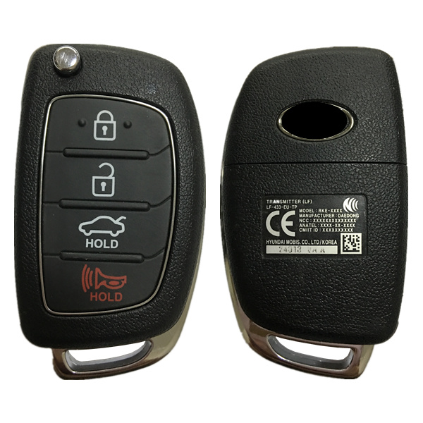 CN020052 Genuine Hyundai Remote Key LF-433-EU-TP 433MHZ