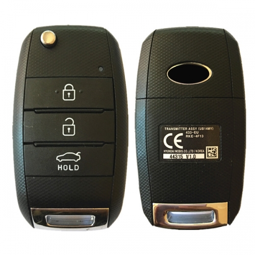 CN051057 KIA Rio Genuine Flip Remote Key 2014 3 Button 433MHz 95430 ...