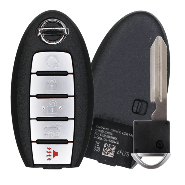 CN027066 5 Button Smart Remote Car Key 433.92Mhz For Nissan Rogue 2017 ...