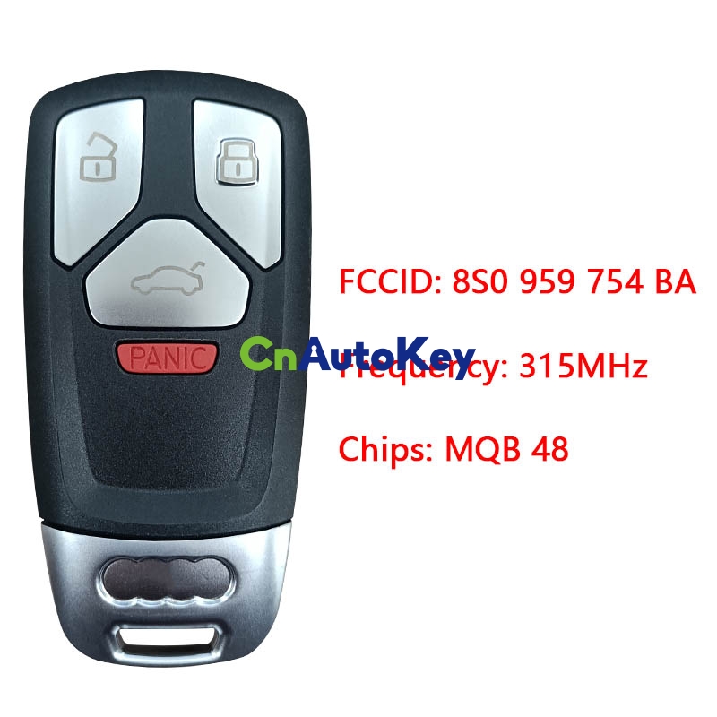 CN008071 Genuine Audi TTS Rs Key 315MHZ 48 CHIP 8S0959754BA