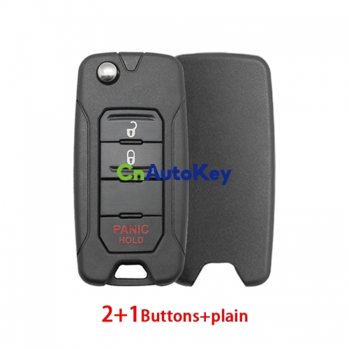 OEM Jeep Renegade 2015-2018 Flip Key Fob – Switchblade Remote 433MHz, Megamos MQB48 Chip, FCC 2ADFTFI5AM433TX