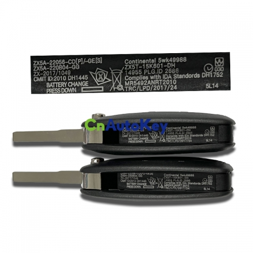その他 S.K. CN018074 ORIGINAL Flip Key for Ford Ranger 433 MHz 4D63 80