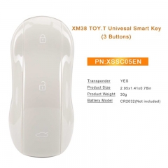 XHORSE XSSC05EN XM38 TOY.T Univesal Smart Key Supercar Style Marble Grey Color