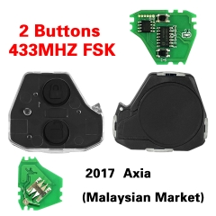 CN046003 Remote Control Interior 2B FSK 433MHz Without Chip Car Key Inner For Da...