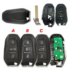 CS009053 Suitable for Peugeot key shell with illuminated keys and trolley keys