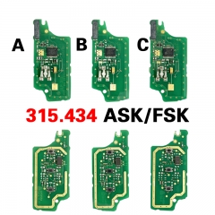 CN009071 Peugeot 207 307 308 407 807 Citroen C2 C3 C4 C5 C6 2/3 button remote ke...