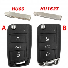 CS001040 3 Button Flip key For VW smart remote key shell
