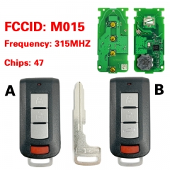 CN011044 For Mitsubishi Outlander 2022+ Smart Key, 3Buttons 8637D007 315MHz, OUC...