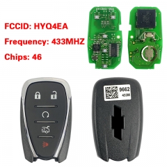CN014130 Chevrolet Malibu OEM 4+1Button Smart Key Fob HYQ4EA 433MHZ 46 Chip