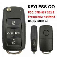 CN001147 For VW Remote key Volkswagen Sharan / Transporter MQB 48 VW Can 434Mhz ...