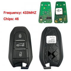 CN016055 Original 3button smart key 433.92mhz for Peugeot DS 46Chip