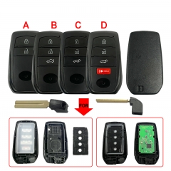 CS007170 3/4/5/6 Button Smart car keyFor Toyota Replacement Upgraded Remote Car ...
