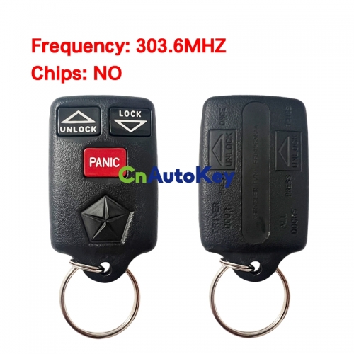 CN015105 Suitable for Chrysler remote key 303.6 MHz NO Chip