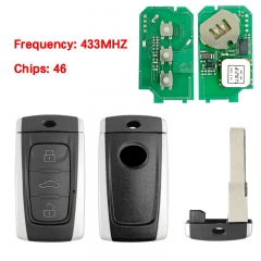 CN083001 Zhonghua H530 , V5 car keyless entry smart remote key control 433mhz ID...