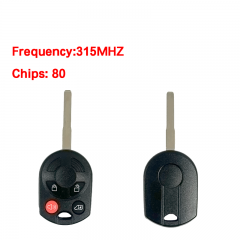 CN018152 Applicable to Ford 315MHZ 4D63 Chip 80BIT OUCD6000022 3+1 Button MPV Mo...