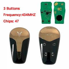 CN058001 Original Car Smart Remote Key 433Mhz for Voyah Dream MPV Car Genuine Ke...