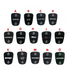 CS020066 Replacement 2/3 button Flip Key rubber cover for KIA