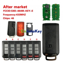 CN011036 2+1 / 3+1 button Mitsubishi Outlander FCCID: OUC644M-KEY-N 433MHZ / 46 ...