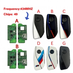 CN006141 BMW PCB 2022-2024 Smart Proximity Key 4 Buttons 433MHz FCC ID: IYZBK1 I...