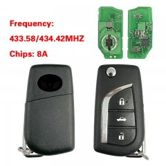 CN007383 Original PCB Flip Toyota Camry Remote Fob