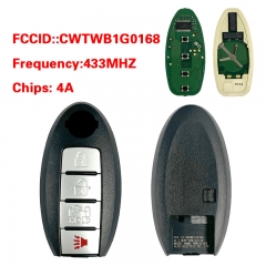 CN027124 For Nissan FCCID :CWTWB1G0168 PCF795 3M ID4A 433MHZ