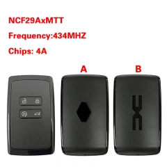 CN010090 Smart Card for Renault Megane 4Talisman for dacia 4 Buttons Frequency 4...