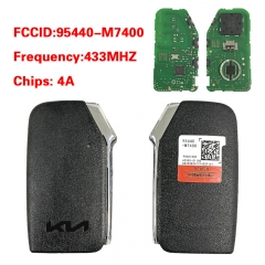 CN051373 For Kia Cerato 2023 Genuine Smart Remote Key 3 Buttons 433MHz 95440-M74...