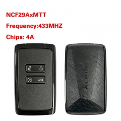 CN010091 For Renault ALPINE card 4 Buttons Frequency 433 MHz Transponder HITAG A...