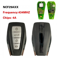 CN031010  Original Geely 4 Button Smart key  4A NCF29AXMTT CHIP
