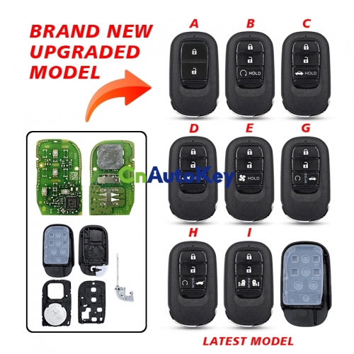 thumbnail image 2 of KEYECU Smart Key Fob Replacement For Honda Clarity 2018-2021 - KR5V2X V42 FCC ID, 72147-TRW-A01/A11/A21 2 of 5