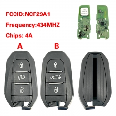 CN017048 For Fiat LANCIA Smart Key 3Buttons IM3A NCF29A1 4A Chip 434MHz A3M05 A3M15 A3M65