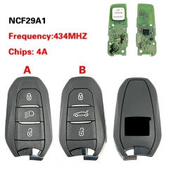 CN017042 For Fiat Smart Key 3Buttons IM3A NCF29A1 4A Chip 434MHz A3M05 A3M15 A3M...