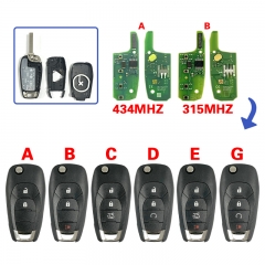 CN014132 2/3/4 Button Auto Key Car Key For Chevrolet Cruze Aveo Malibu Chevy 201...