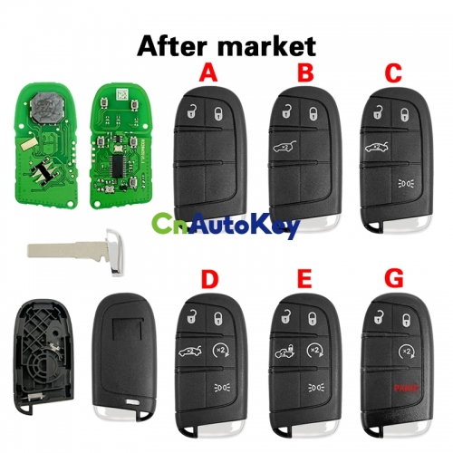 CN017045 434MHZ FCCID 85B83D62 PCF7953M Chip Remote Car Key for Fiat 500 500L 500X 2016 2017 2018 2019 Smart Fob