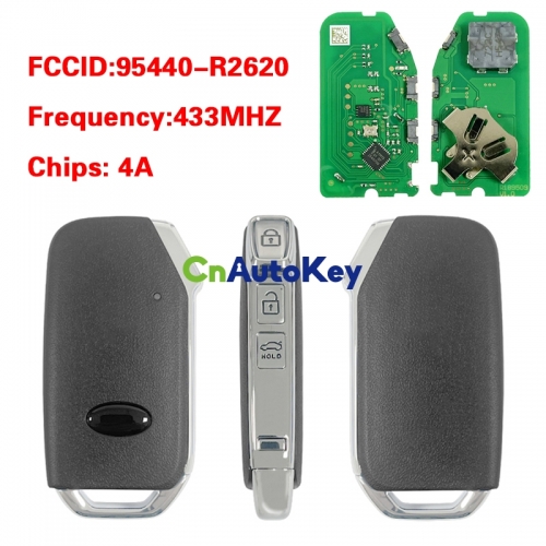 CN051378   95440-R2620 FOR KIA Sportage 2023 Genuine Smart Remote Key 3 Buttons 433MHz 95440-R2620