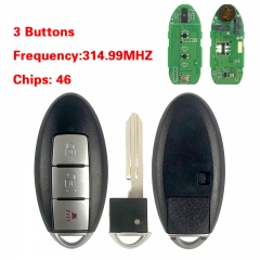 CN027126 For Nissan 4 Button KR55WK49622, KR55WK48903 Replacement Case 267T-5WK4...