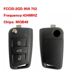 CN001149 2GD 959 752 Remote Key MQB 5C Fob for Volkswagen Golf Polo 2017 2018 20...