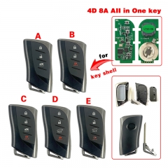 CS052028 For Lexus smart Remote Key case 3/3 Buttons Key