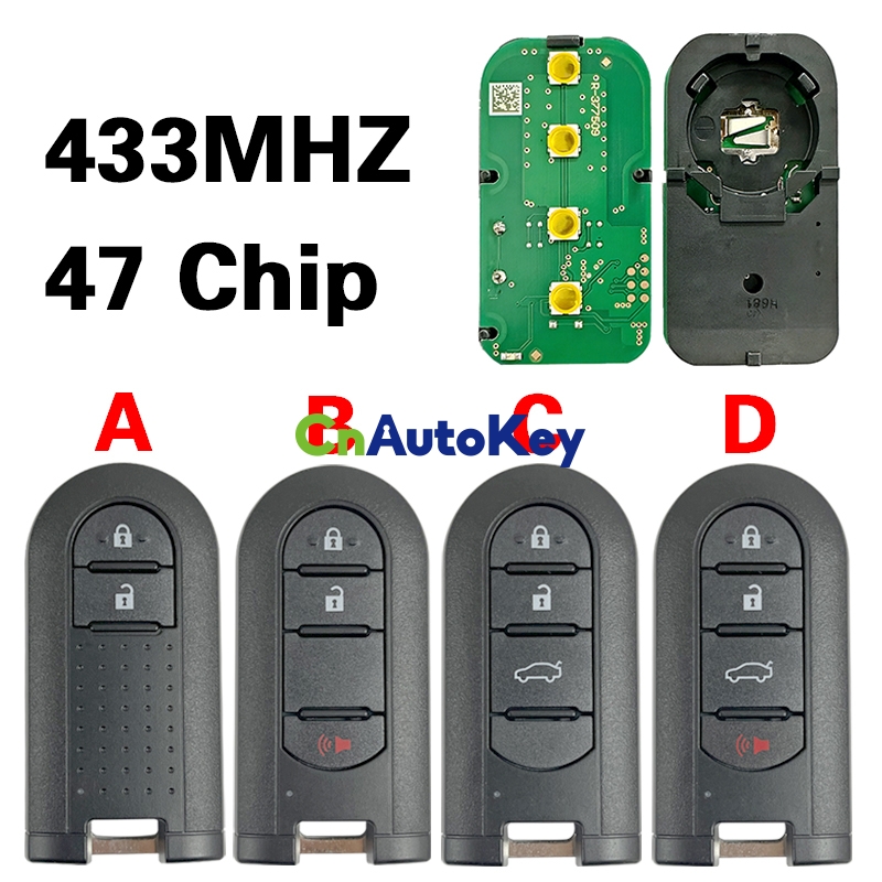 Smart Key Rush CN007350 2/3/4 Buttons Original Smart Key TWB1G0125 TWB1G0249 433.92MHz ...