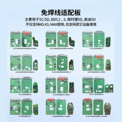 CNP245 2026 KEYDIY Clamp Adapter Type 12 Pieces of Adapter Boards Work with KD-X...