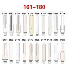 161-180 KD Xhorse JMD VVDI Remote Car Key Blade Blank for KD900-X2 For Renault T...